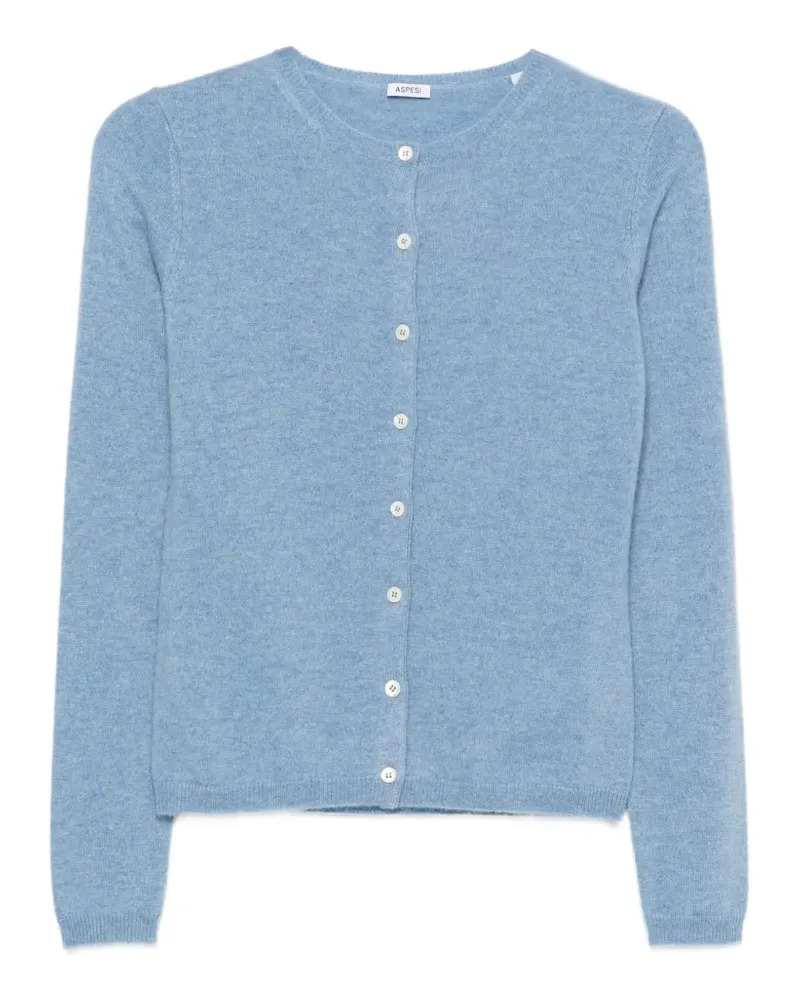 ASPESI Geknöpfter Cardigan - Blau Blau