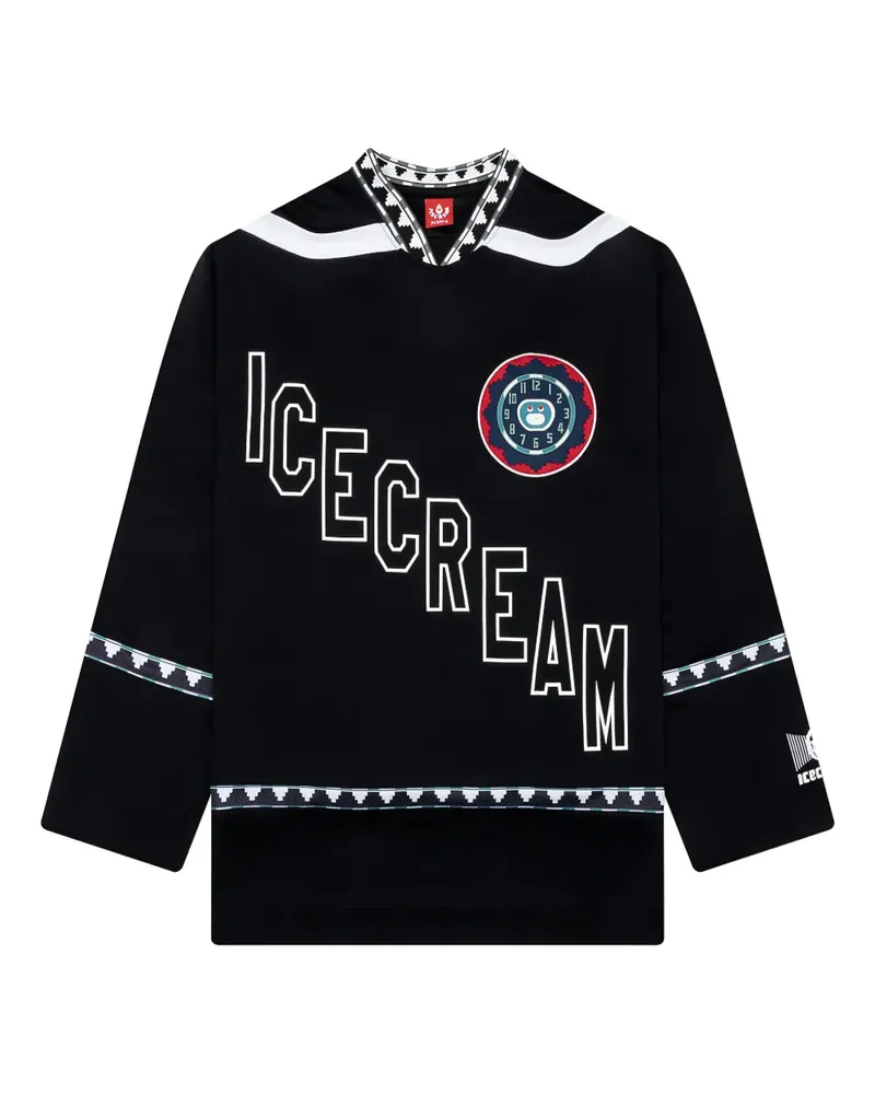 ICECREAM T-Shirt mit grafischem Print - Schwarz Schwarz