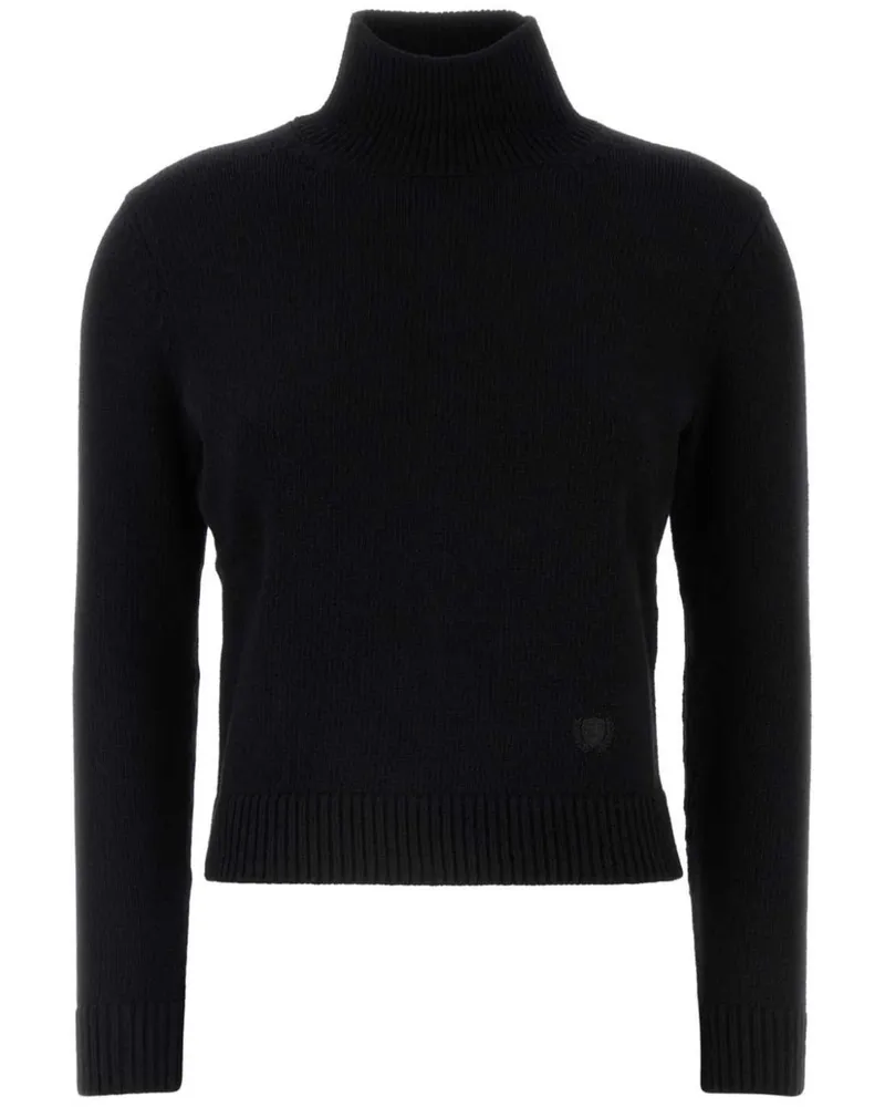 Balenciaga Gestrickter Pullover - Schwarz Schwarz
