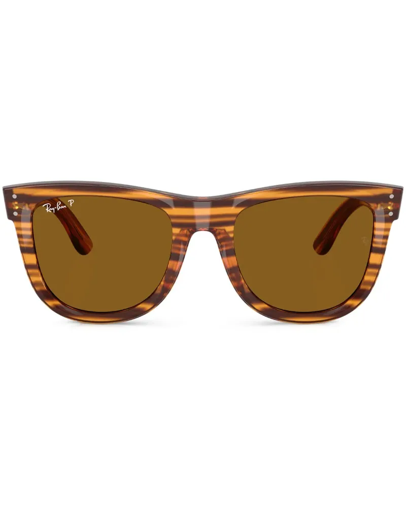 Ray Ban Eckige Wayfarer Reverse Sonnenbrille - Braun Braun