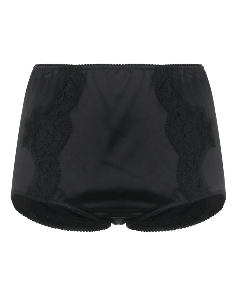 Dolce & Gabbana Slip mit Spitze - Schwarz Schwarz