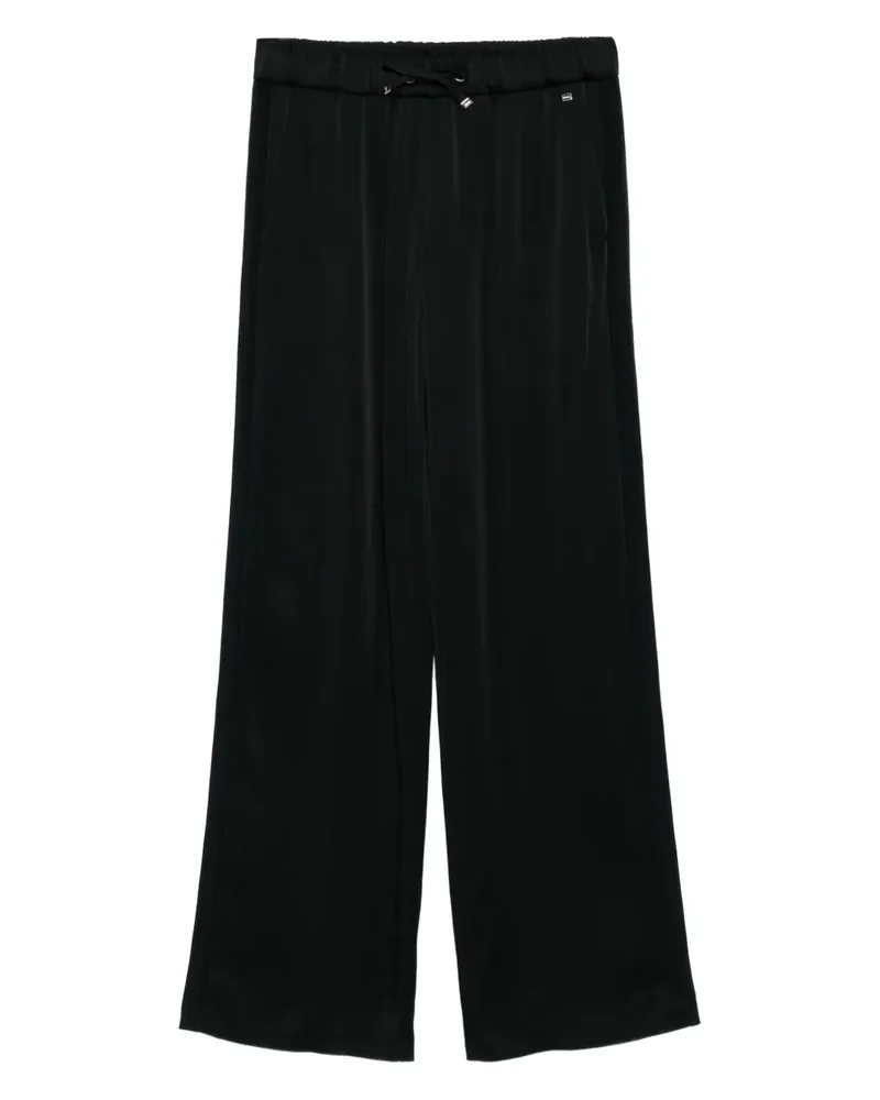 Herno Satinhose mit Kordelzug - Schwarz Schwarz