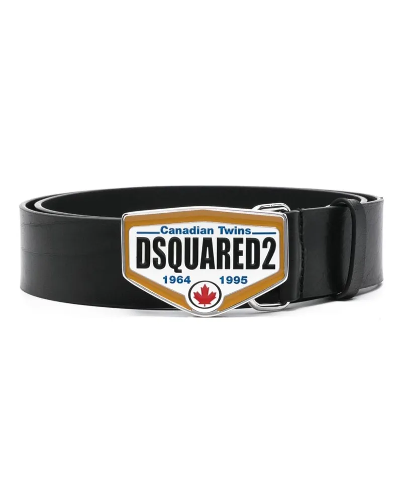 Dsquared2 Canadian Twins Gürtel - Schwarz Schwarz
