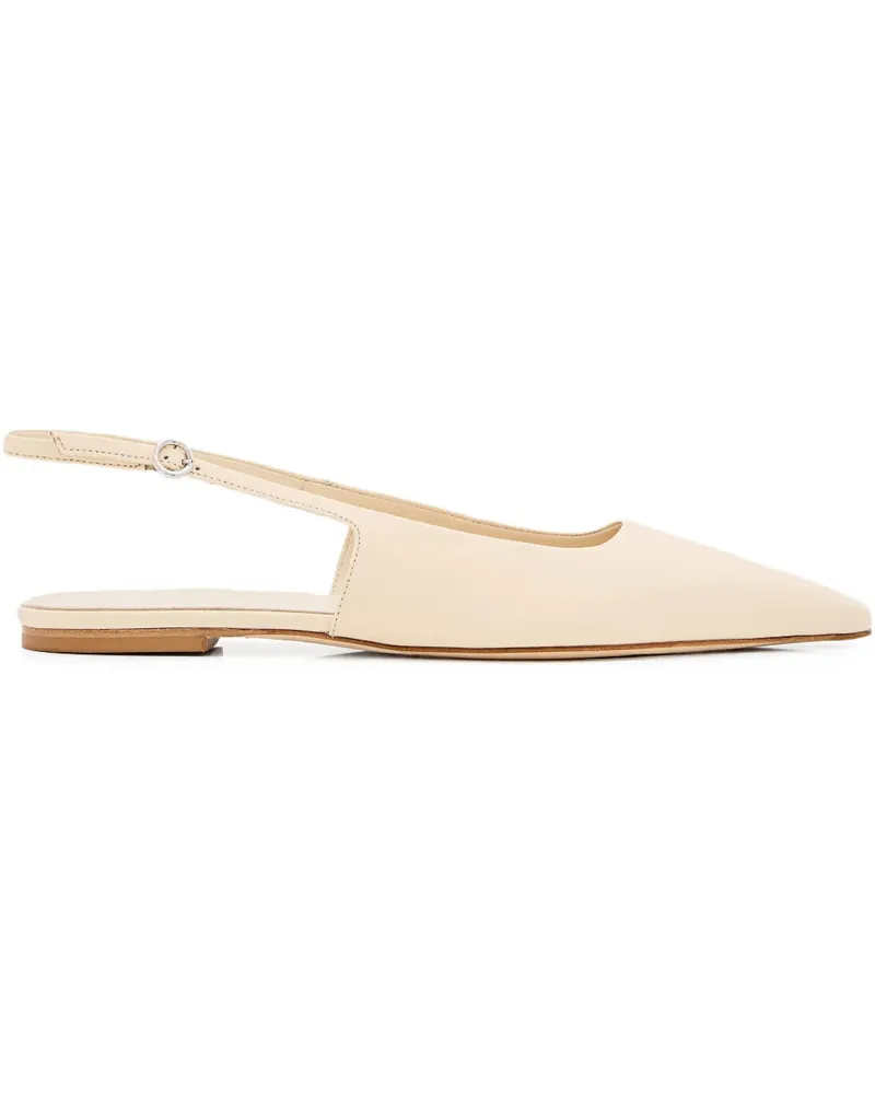 aeyde Ballerinas aus Leder - Nude Nude