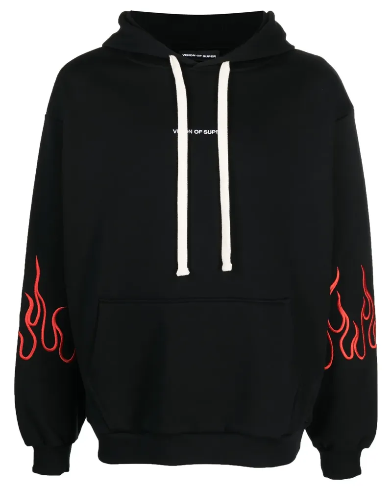 Vision Of Super Hoodie mit Stickerei - Schwarz Schwarz