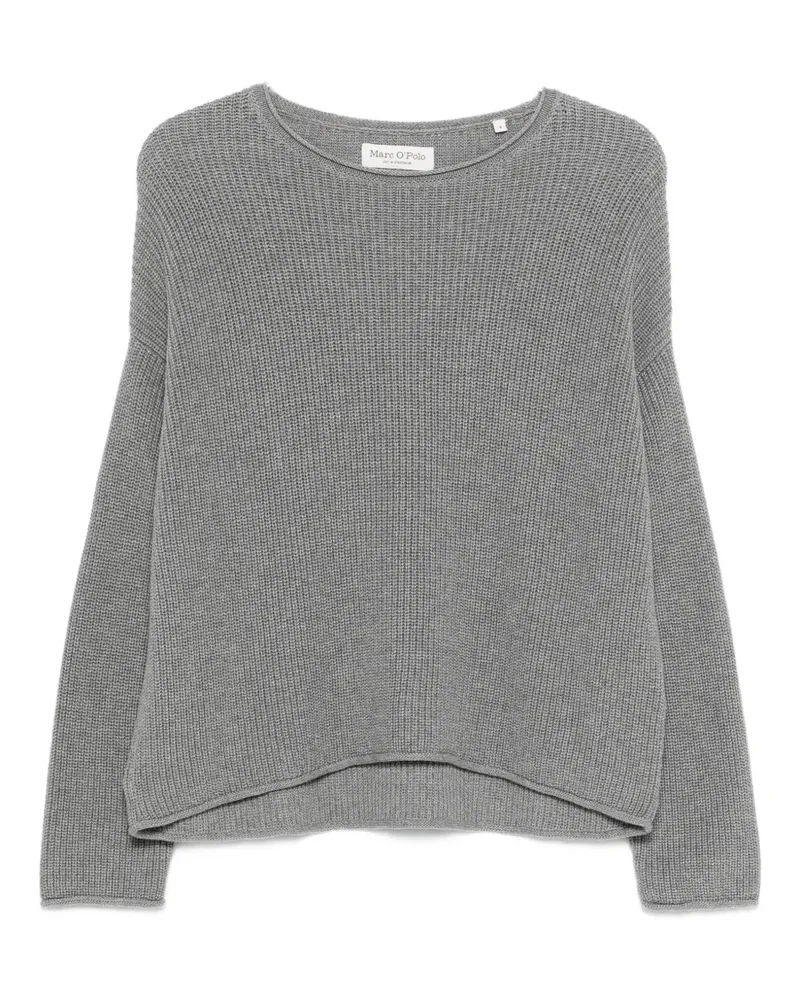 Marc O'Polo ribbed Pullover - Grau Grau