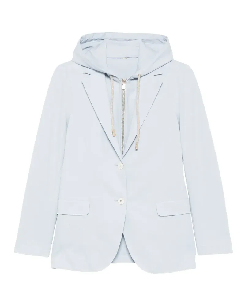 Eleventy hooded blazer - Blau Blau