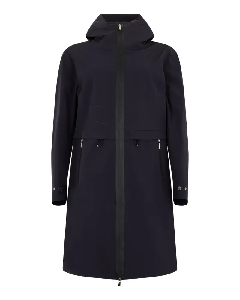MOORER Nanga-P hooded raincoat - Schwarz Schwarz