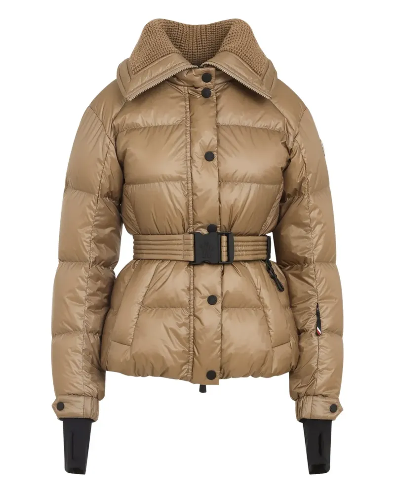 Moncler belted jacket - Braun Braun