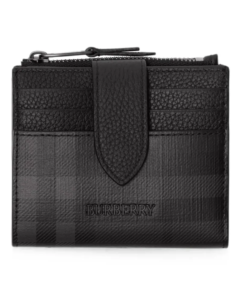 Burberry Check Portemonnaie - Schwarz Schwarz