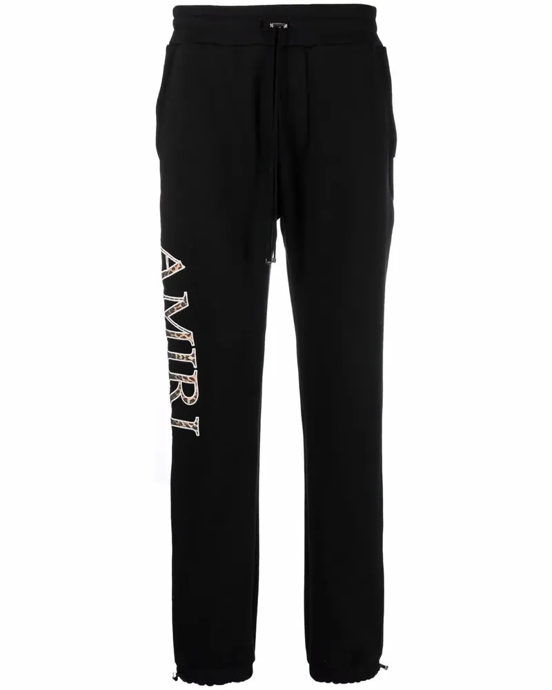 Amiri Jogginghose mit Logo-Print - Schwarz Schwarz