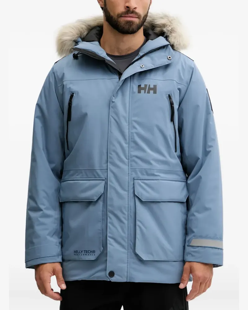 Helly Hansen Reine hooded parka coat - Blau Blau