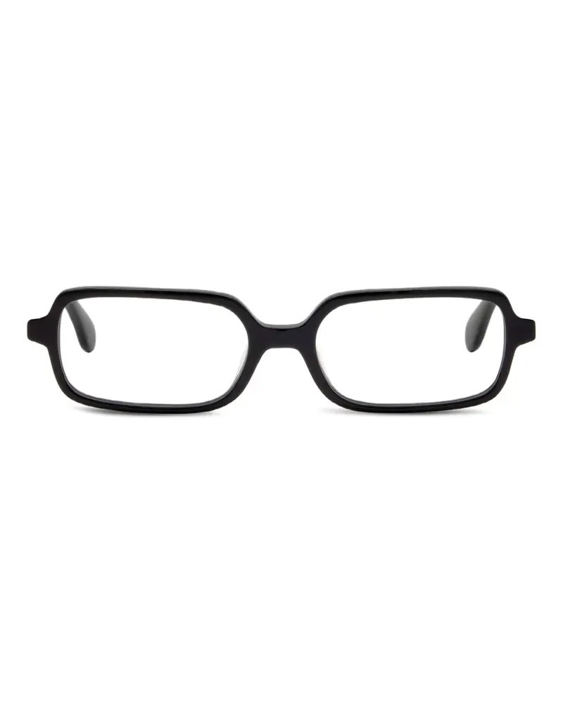 GIGI STUDIOS Edith Brille mit eckigem Gestell - Schwarz Schwarz