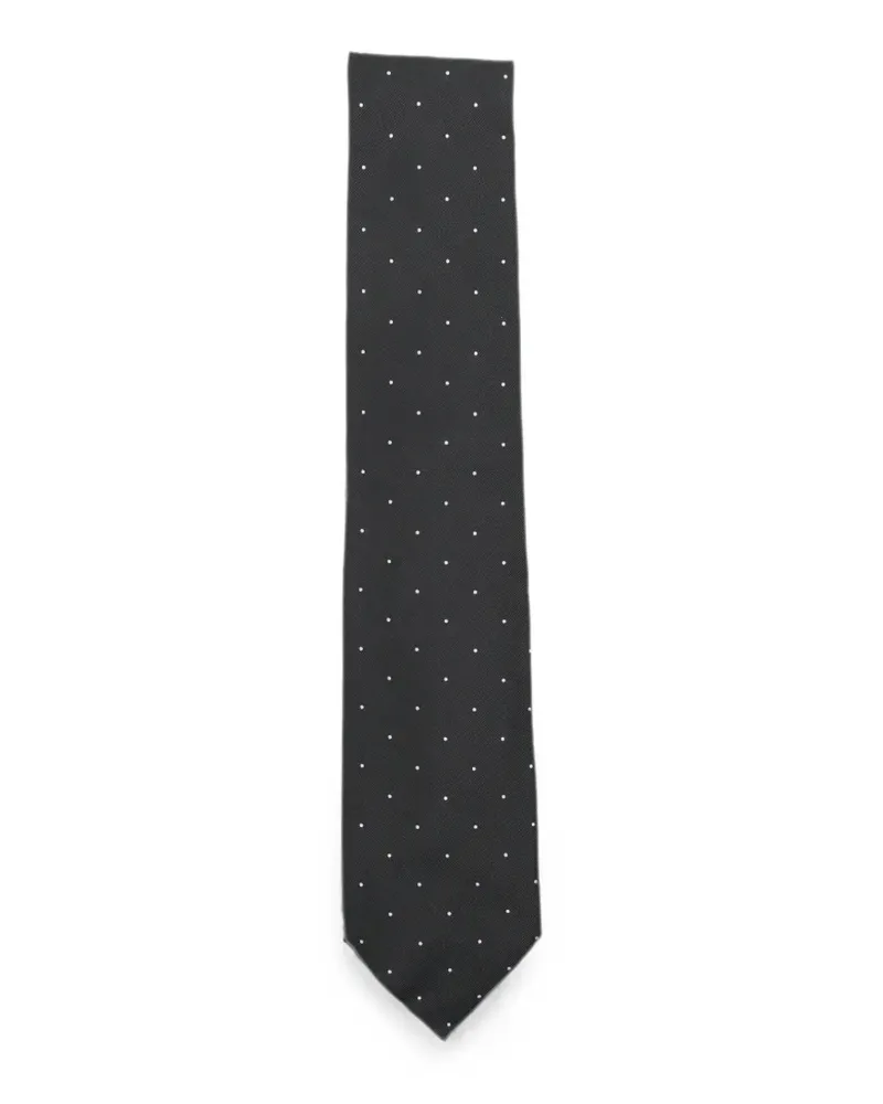 Tom Ford polka-dot tie - Schwarz Schwarz