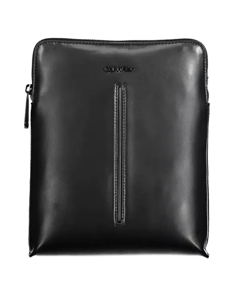 Calvin Klein embossed-logo shoulder bag - Schwarz Schwarz