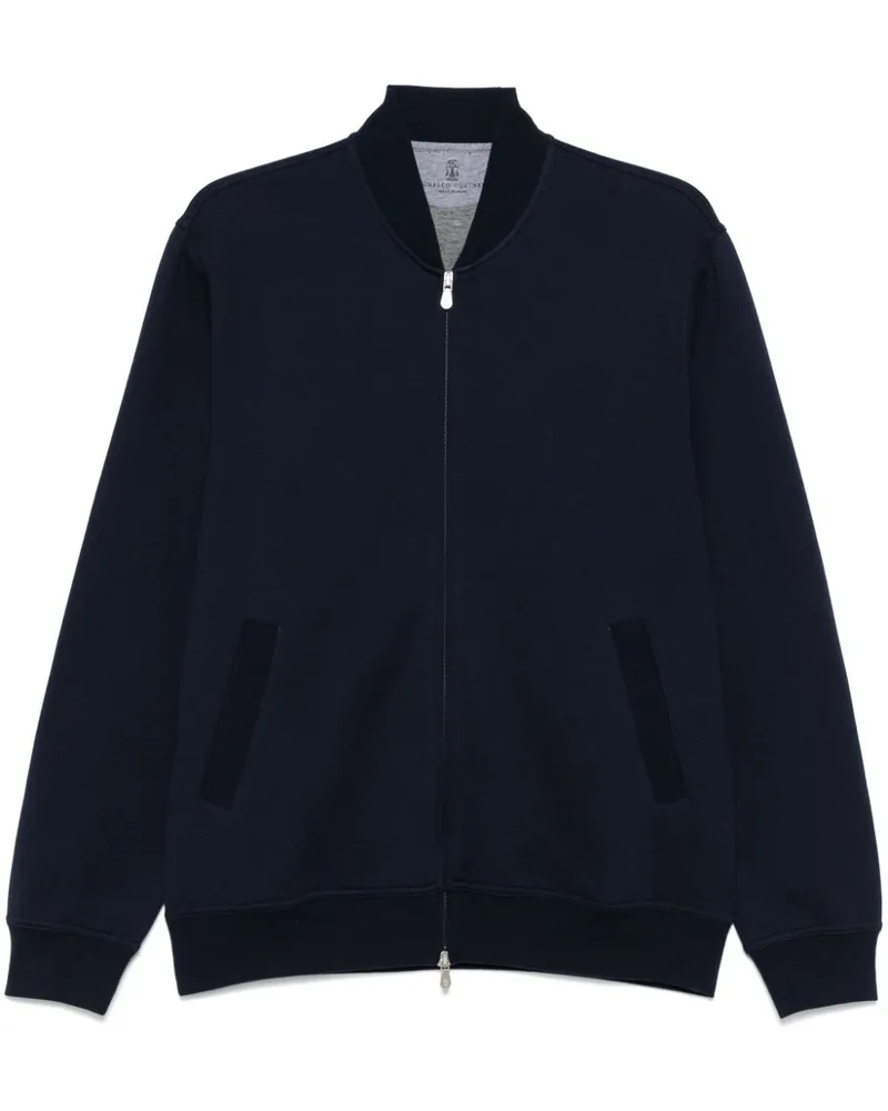 Brunello Cucinelli Sweatshirt mit Reißverschluss - Blau Blau