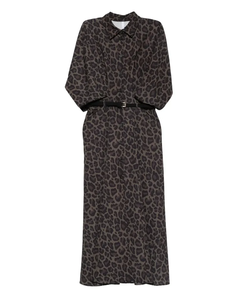 IMPERIAL Kleid mit Print - Braun Braun