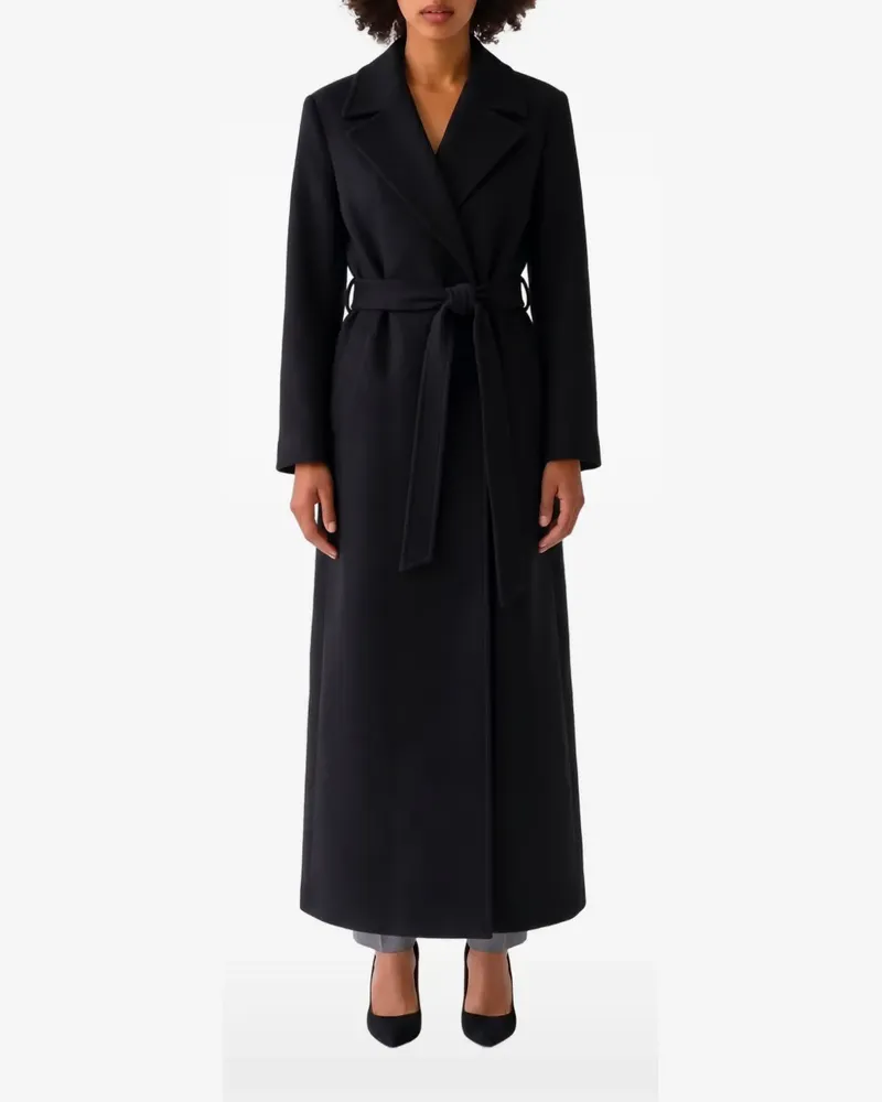 Dolce & Gabbana double-breasted coat in wool - Schwarz Schwarz