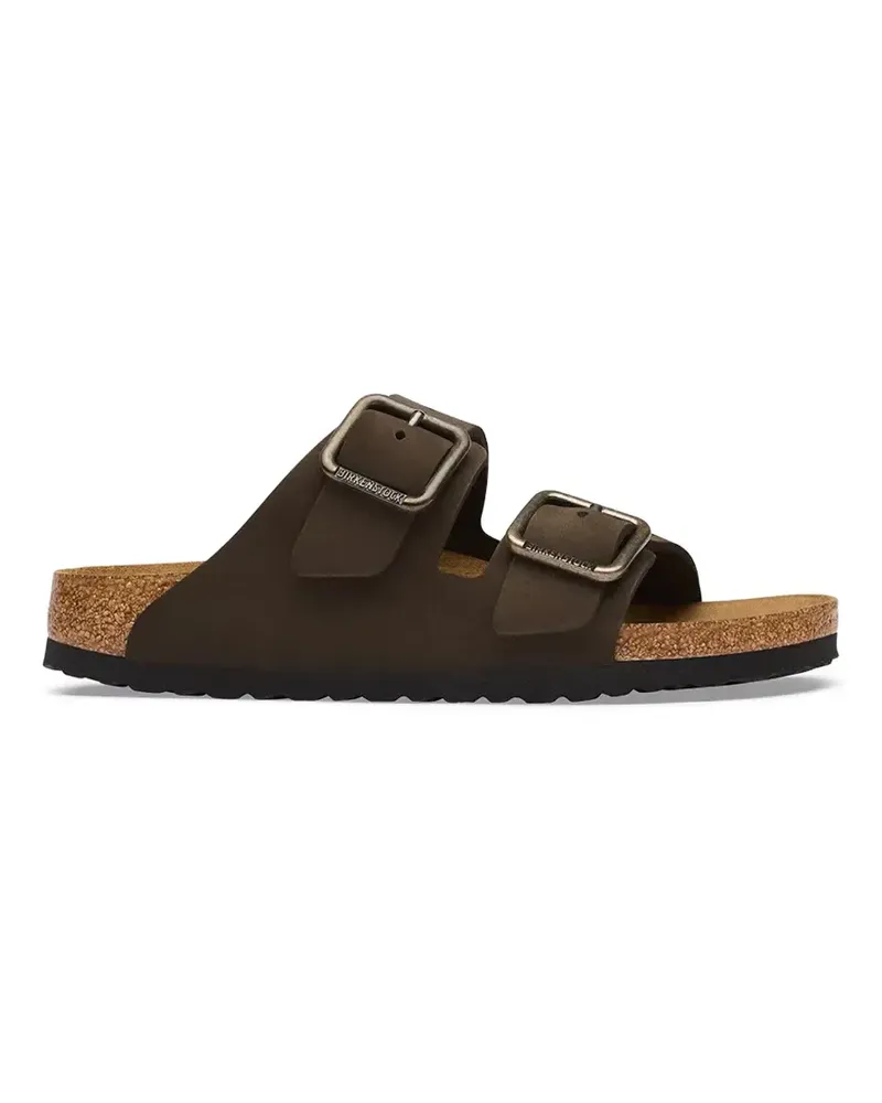 Birkenstock Arizona Pantoletten mit Schnallen - Braun Braun
