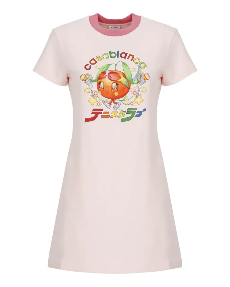 Casablanca Paris Kleid mit Print - Rosa Rosa