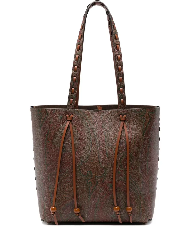 Etro Shopper mit Paisley-Print - Braun Braun