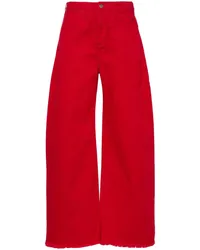 Marques ' Almeida Boyfriend-Jeans mit hohem Bund Rot