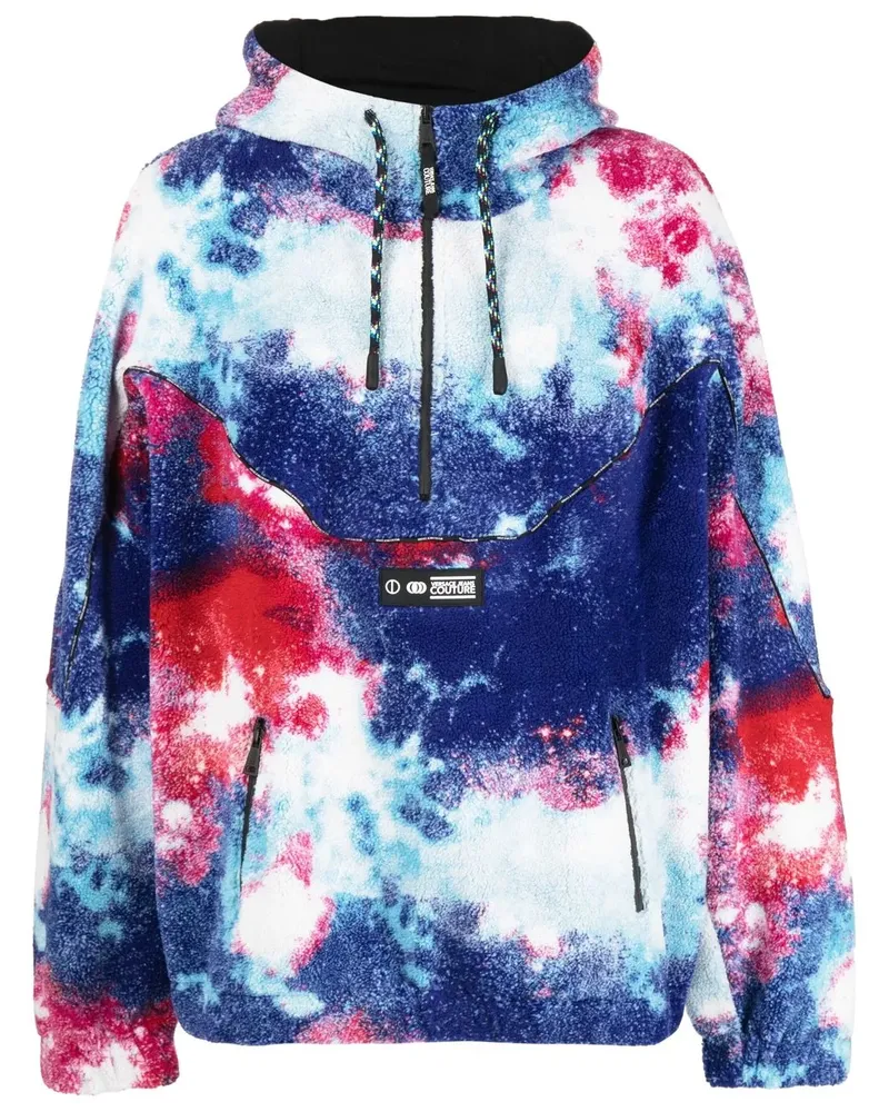 Versace Jeans Hoodie mit Batikmuster - Mehrfarbig Mehrfarbig