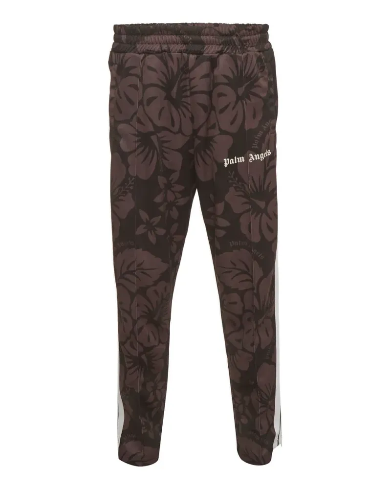 Palm Angels floral-print track pants - Braun Braun