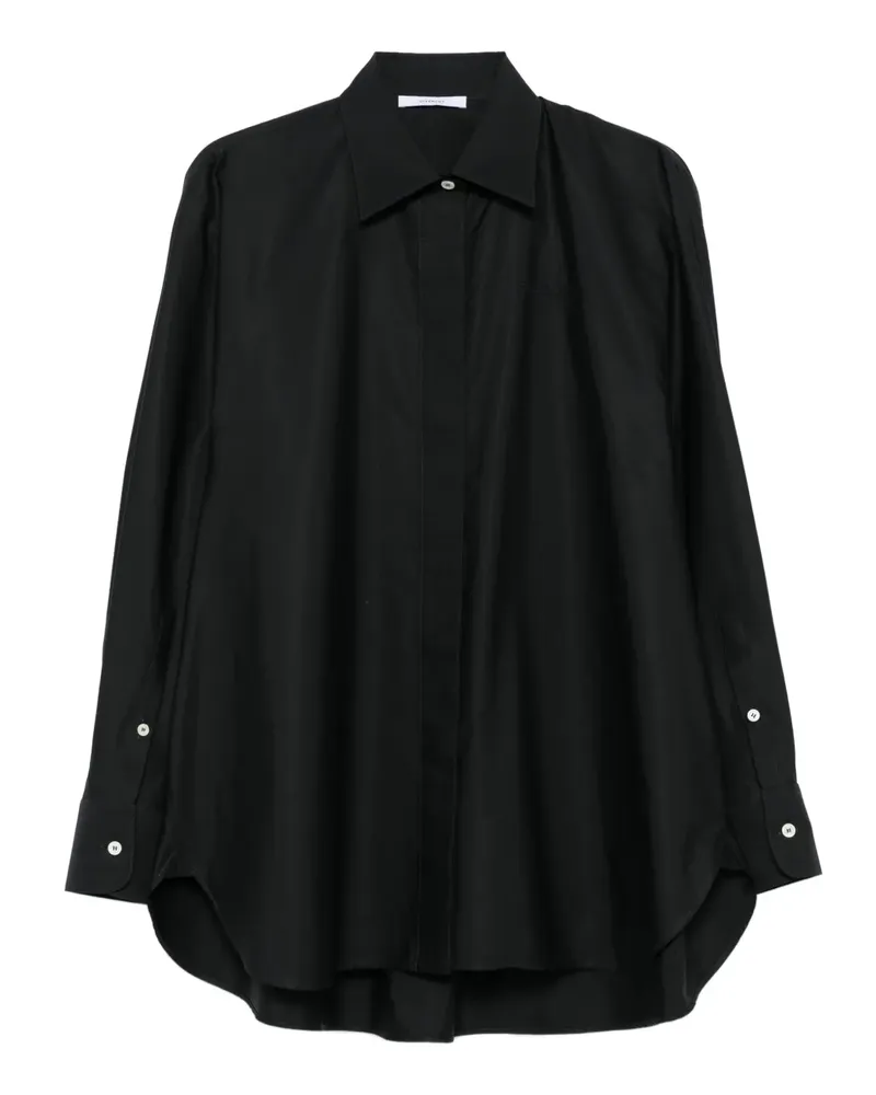 Givenchy Langärmeliges Cocoon Hemd - Schwarz Schwarz