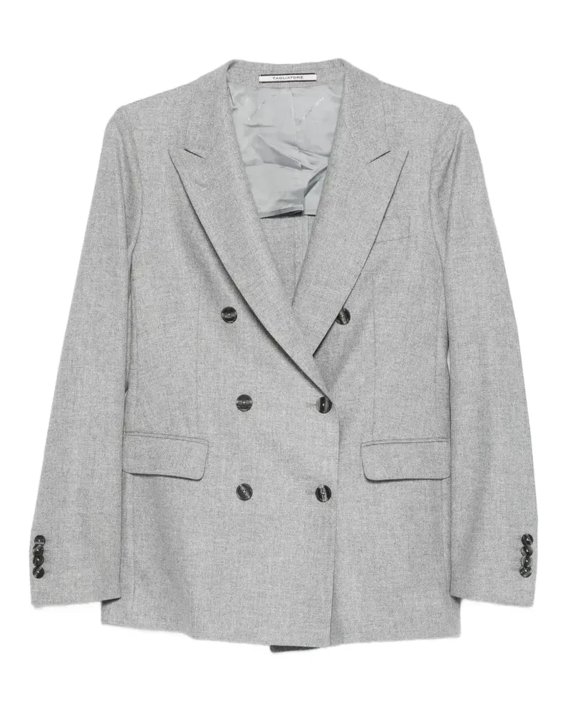 Tagliatore Doppelreihige Blazer - Grau Grau