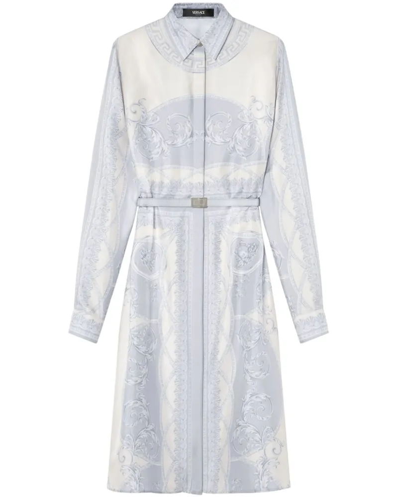 Versace La Coupe des Dieux Midihemdkleid - Blau Blau