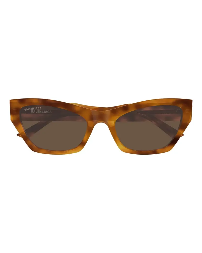 Balenciaga geometric sunglasses - Braun Braun