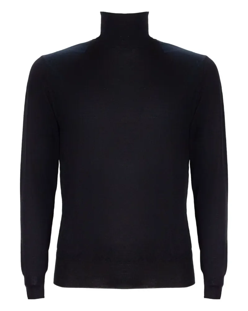 Cruciani Pullover mit Stehkragen - Schwarz Schwarz