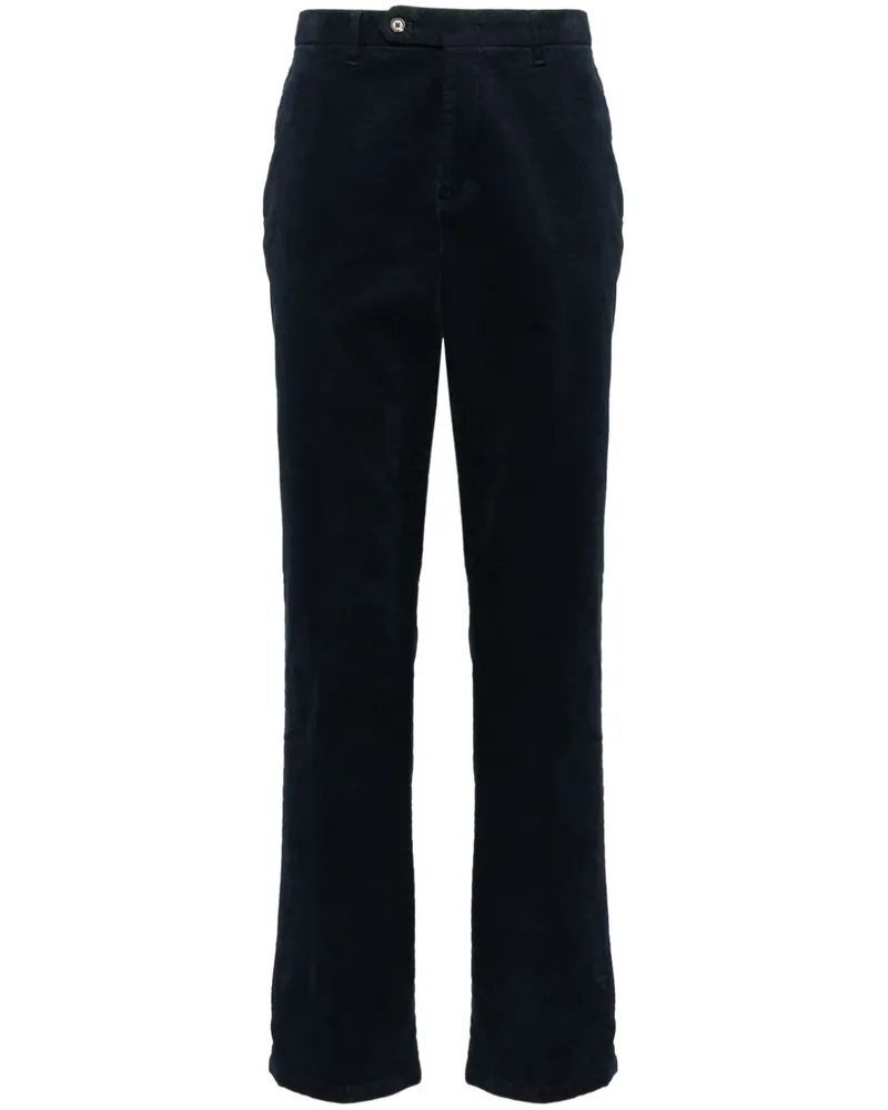 ManOnTheBoon James Hose aus Samt - Blau Blau