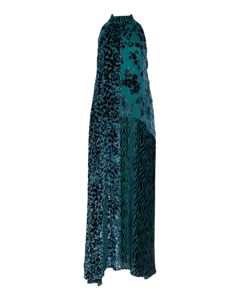 Pierre-Louis Mascia printed maxi dress - Blau Blau