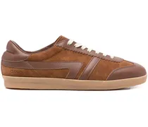 Sneakers mit Wildledereinsätzen - Braun