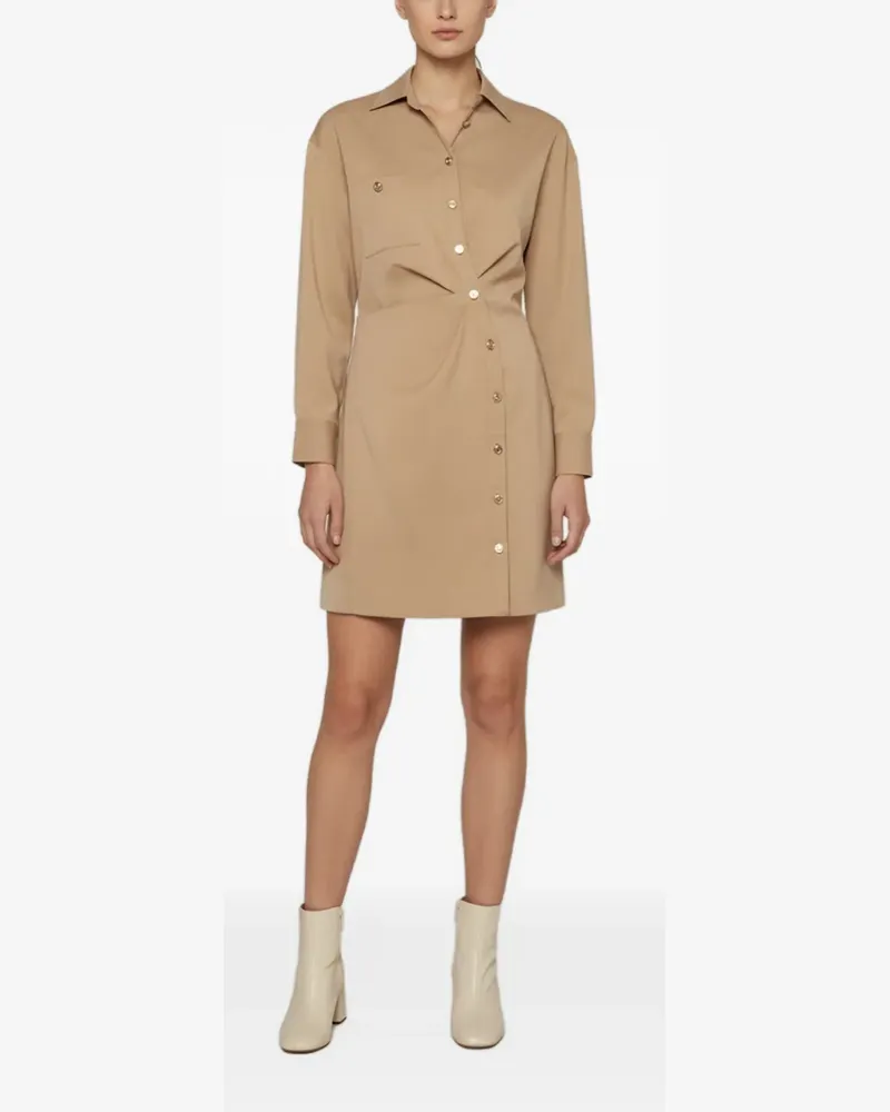 Maje Minikleid mit Knöpfen - Nude Nude