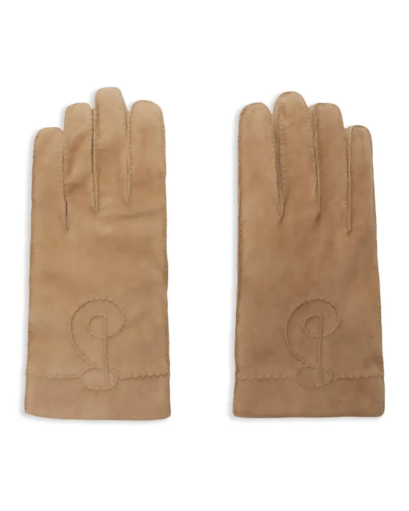 Burberry Handschuhe aus Wildleder - Nude Nude