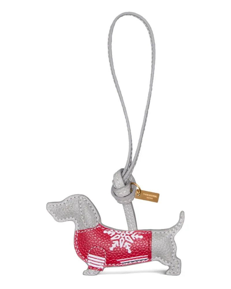 Thom Browne Hector Taschenanhänger - Grau Grau
