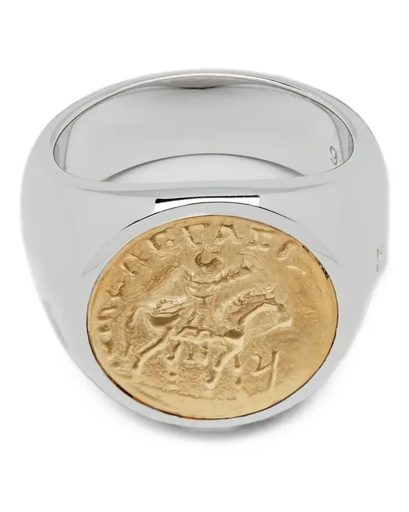 Tom Wood coin signet rings - Silber Silber