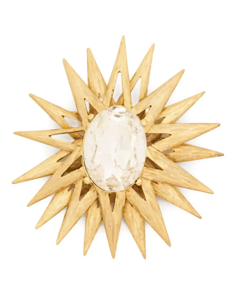 Kenneth Jay Lane Starburst Anstecknadel - Gold Gold
