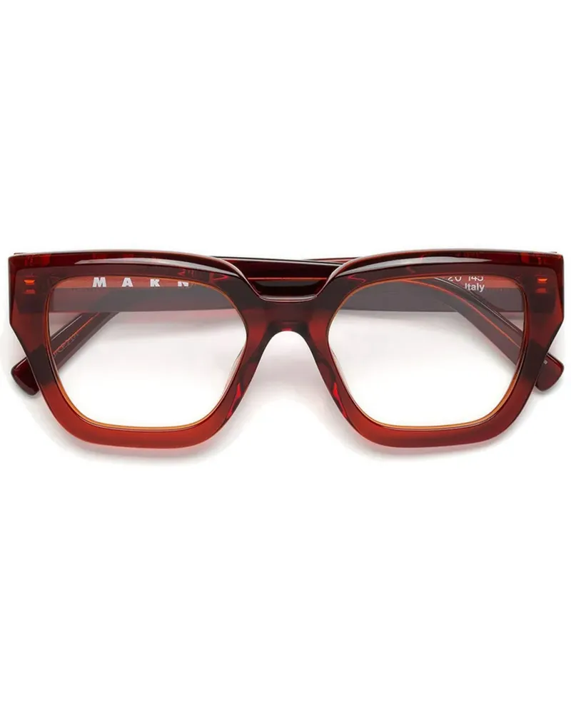 Marni Hallerbos Brille - Rot Rot