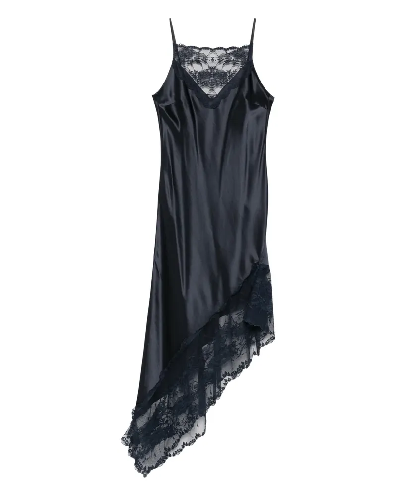 By Malene Birger Asymmetrisches Laynee Kleid aus Spitze - Blau Blau