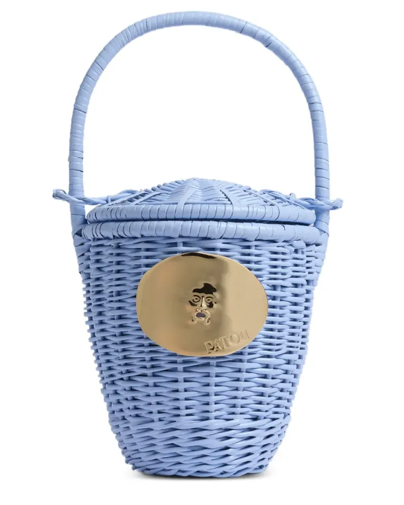 Patou Iconic Korbtasche - Blau Blau