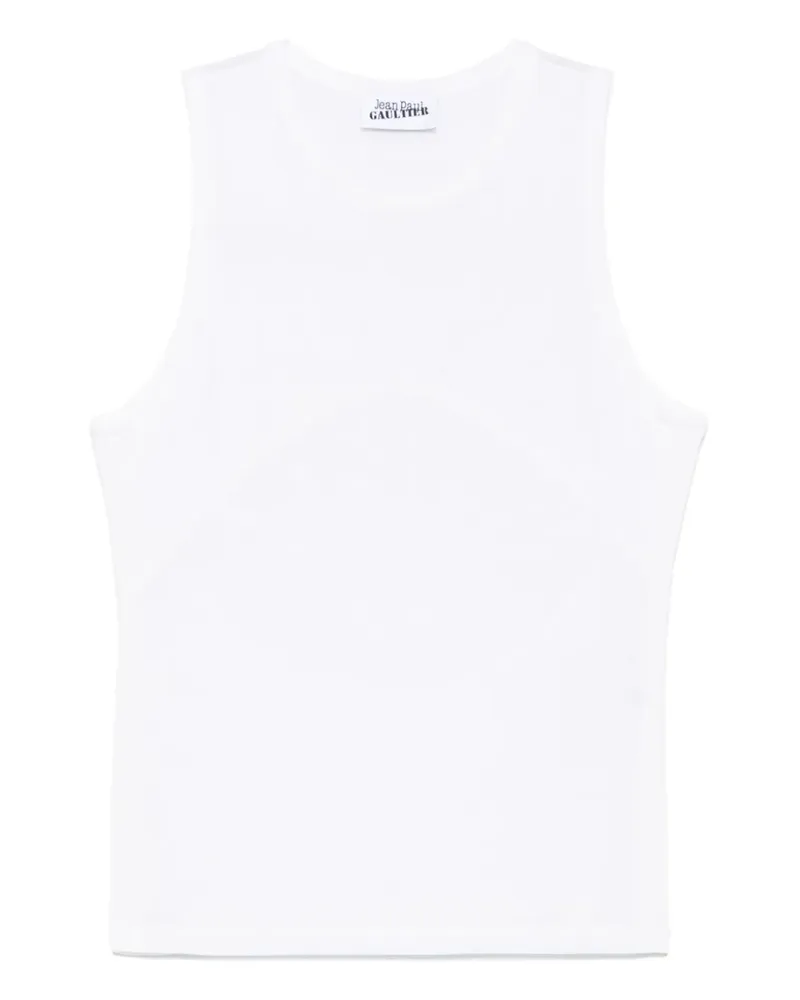 Jean Paul Gaultier Tanktop aus Jersey - Weiß Weiß