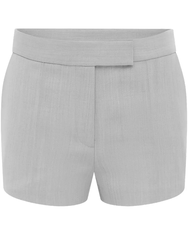 Alex Perry Mini-Shorts aus Wolle - Grau Grau