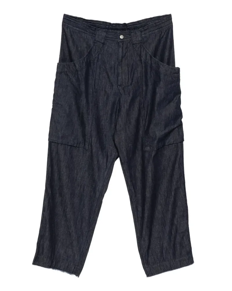 Yohji Yamamoto 6oz Twill-Jeans - Blau Blau