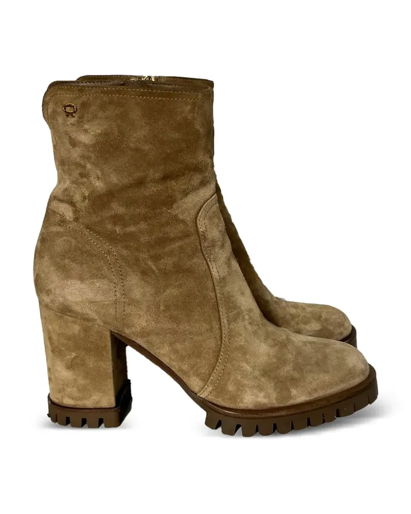 Gianvito Rossi Timber Stiefeletten mit Reißverschluss - Braun Braun