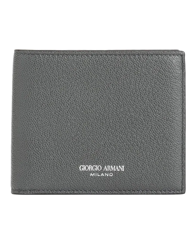 Giorgio Armani Klassisches Portemonnaie - Grau Grau