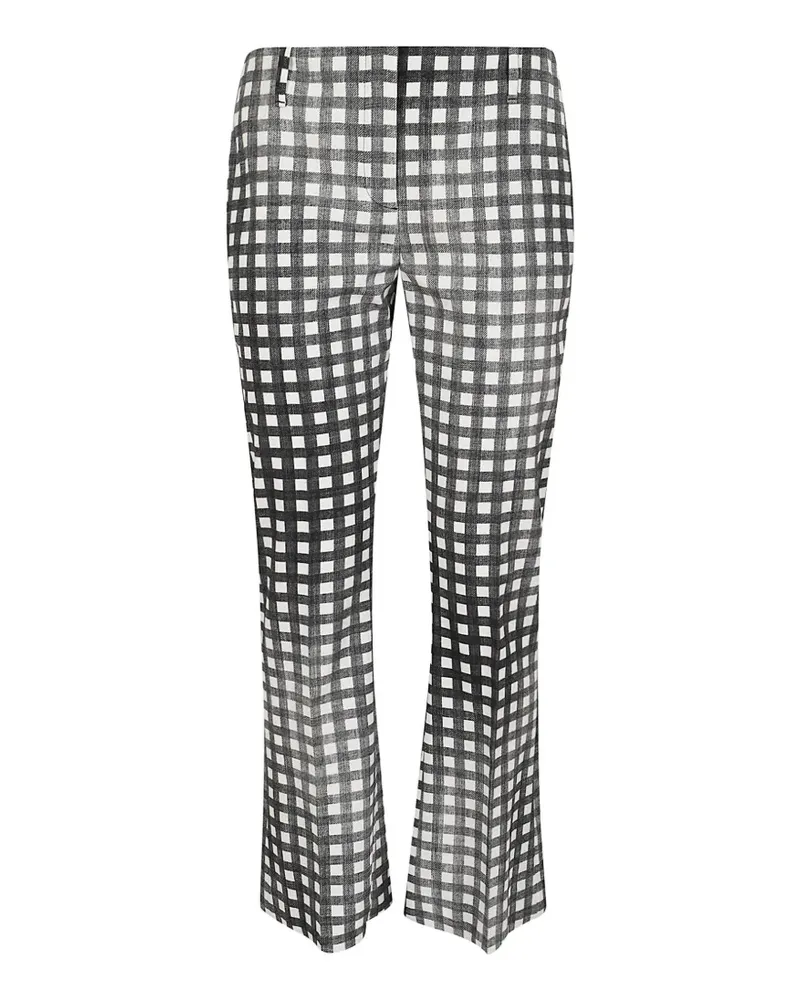 Ermanno Scervino Hose mit Vichy-Karo - Schwarz Schwarz